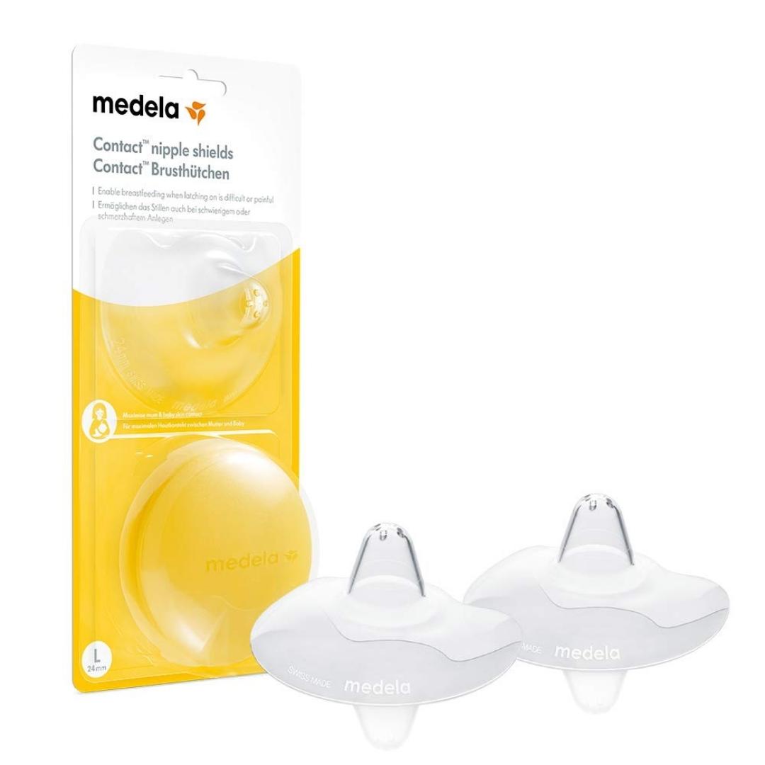 Medela Contact Nipple Shields 2 μεγέθη - 2τμχ - Μεσαίο - Medium