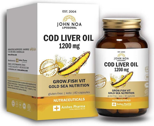 John Noa Liposomal Cod Liver Oil 1200mg 40 Κάψουλες - 
