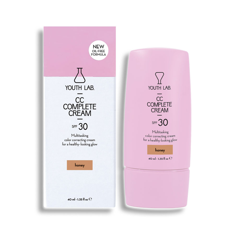 Youth Lab. CC Complete Cream Honey (Medium) Καλυπτική Κρέμα Ολικής Αναδόμησης SPF30, 40ml - 1