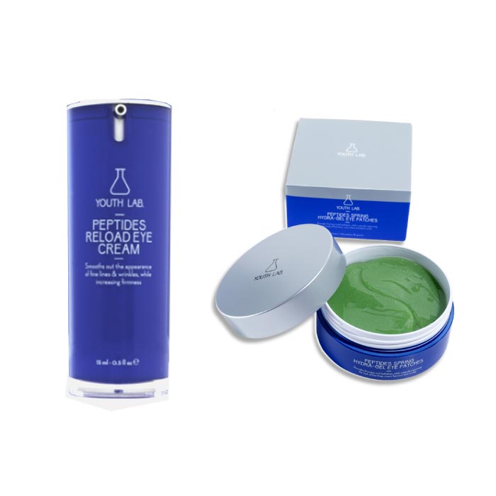 YOUTH LAB Peptides Reload Eye Cream (All Skin Types) & ΔΩΡΟ Peptides Spring Hydra Gel Eye Patches - 60 τμχ - 2