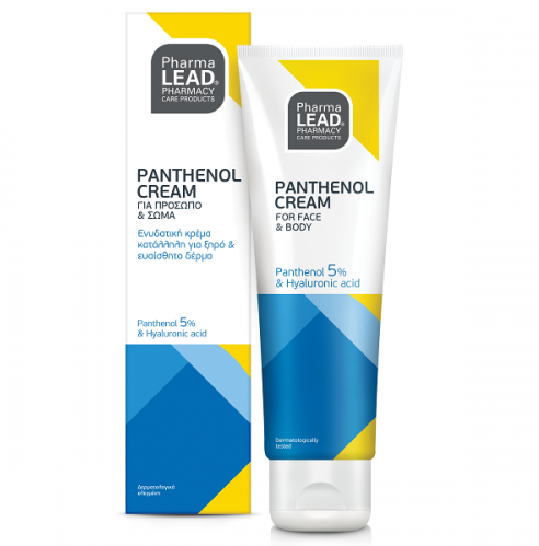 Pharmalead Panthenol Cream for Face & Body Ενυδατική Κρέμα Προσώπου Σώματος για Ξηρό & Ευαίσθητο Δέρμα, 100ml - 