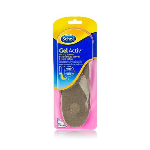 Scholl Gel Activ Πάτοι για Μπότες, No 35-40.5, 2τμχ - 