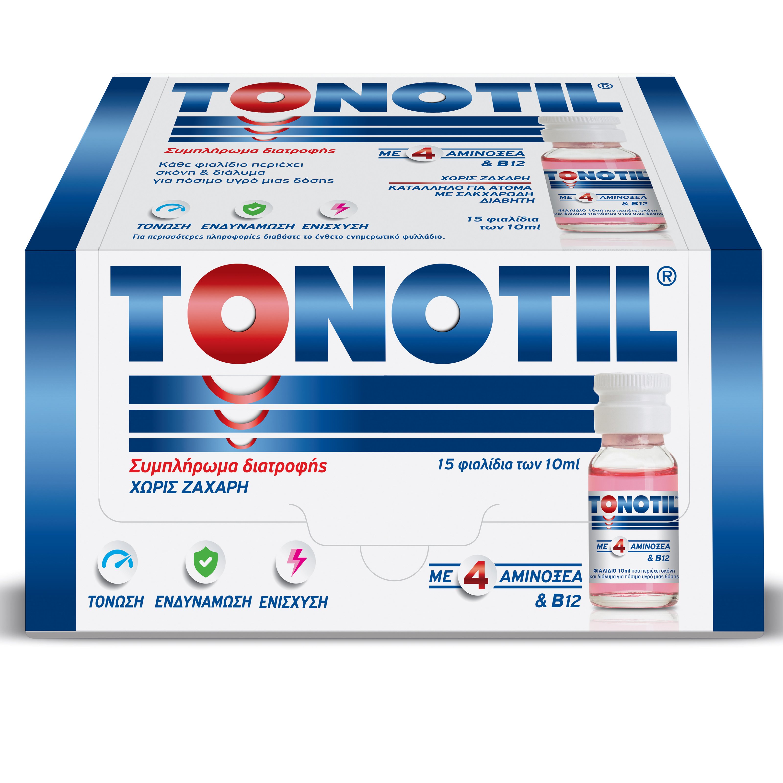 Tonotil με 4 Αμινοξέα 15τμχ x 10ml - 