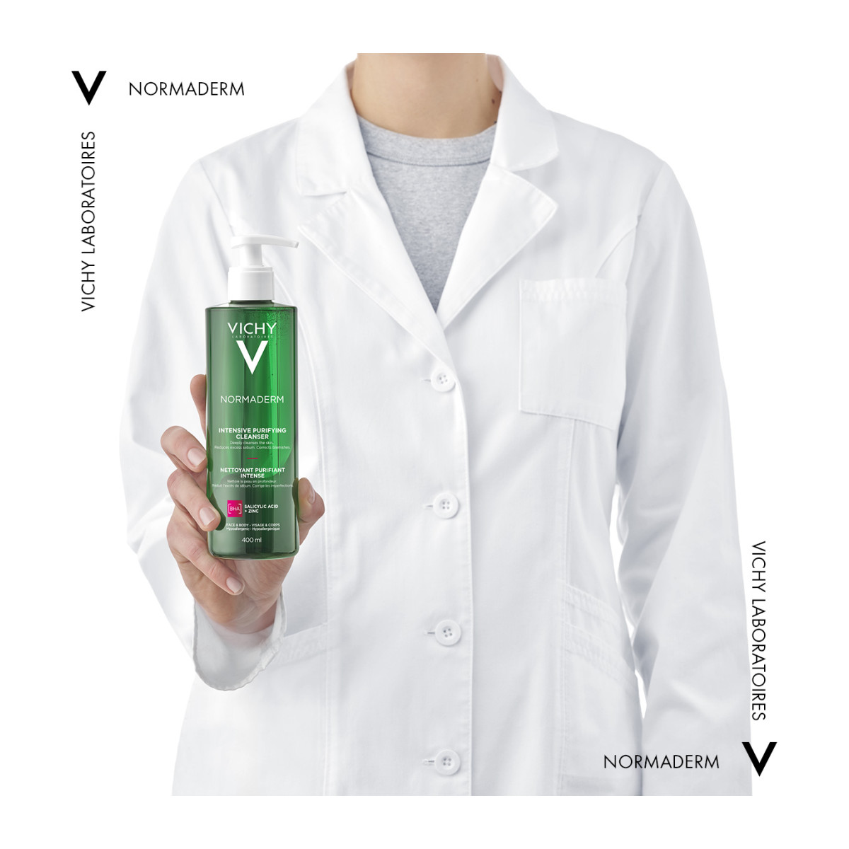 VICHY NORMADERM PHYTOSOLUTION GEL ΚΑΘΑΡΙΣΜΟΥ ΠΡΟΣΩΠΟΥ 400ml - 3