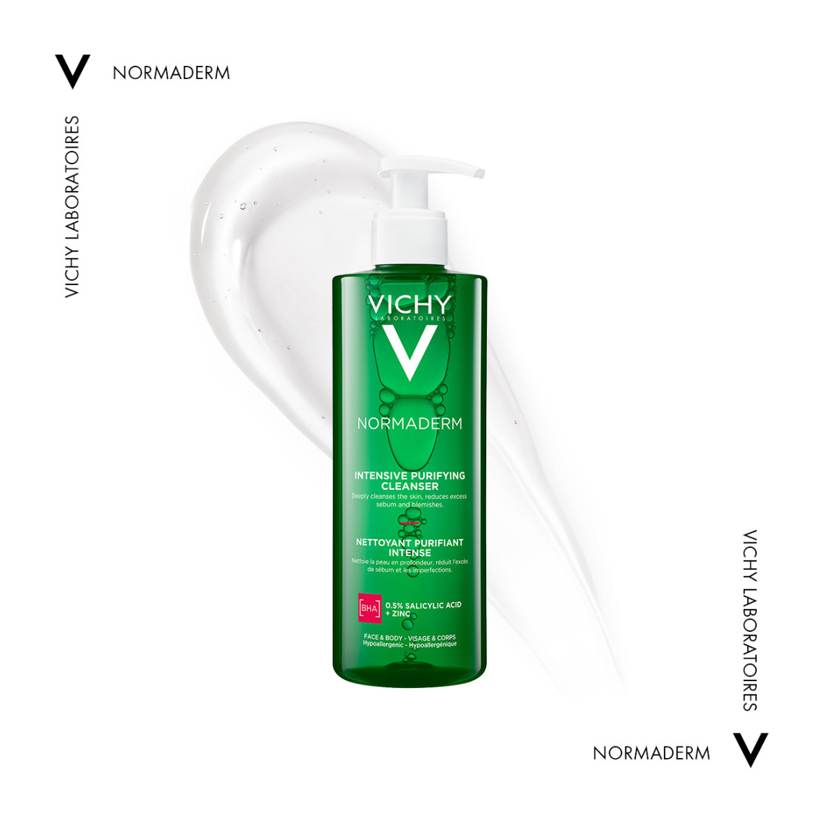 VICHY NORMADERM PHYTOSOLUTION GEL ΚΑΘΑΡΙΣΜΟΥ ΠΡΟΣΩΠΟΥ 400ml - 2