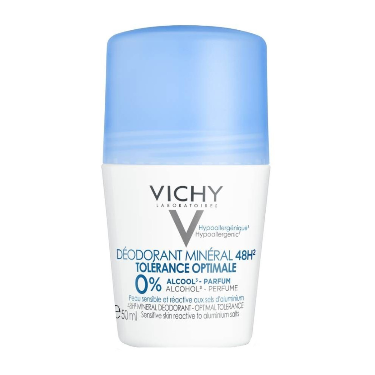 VICHY DEODORANT MINERAL 48h OPTIMAL TOLERANCE ΑΠΟΣΜΗΤΙΚΟ ROLL-ON - 