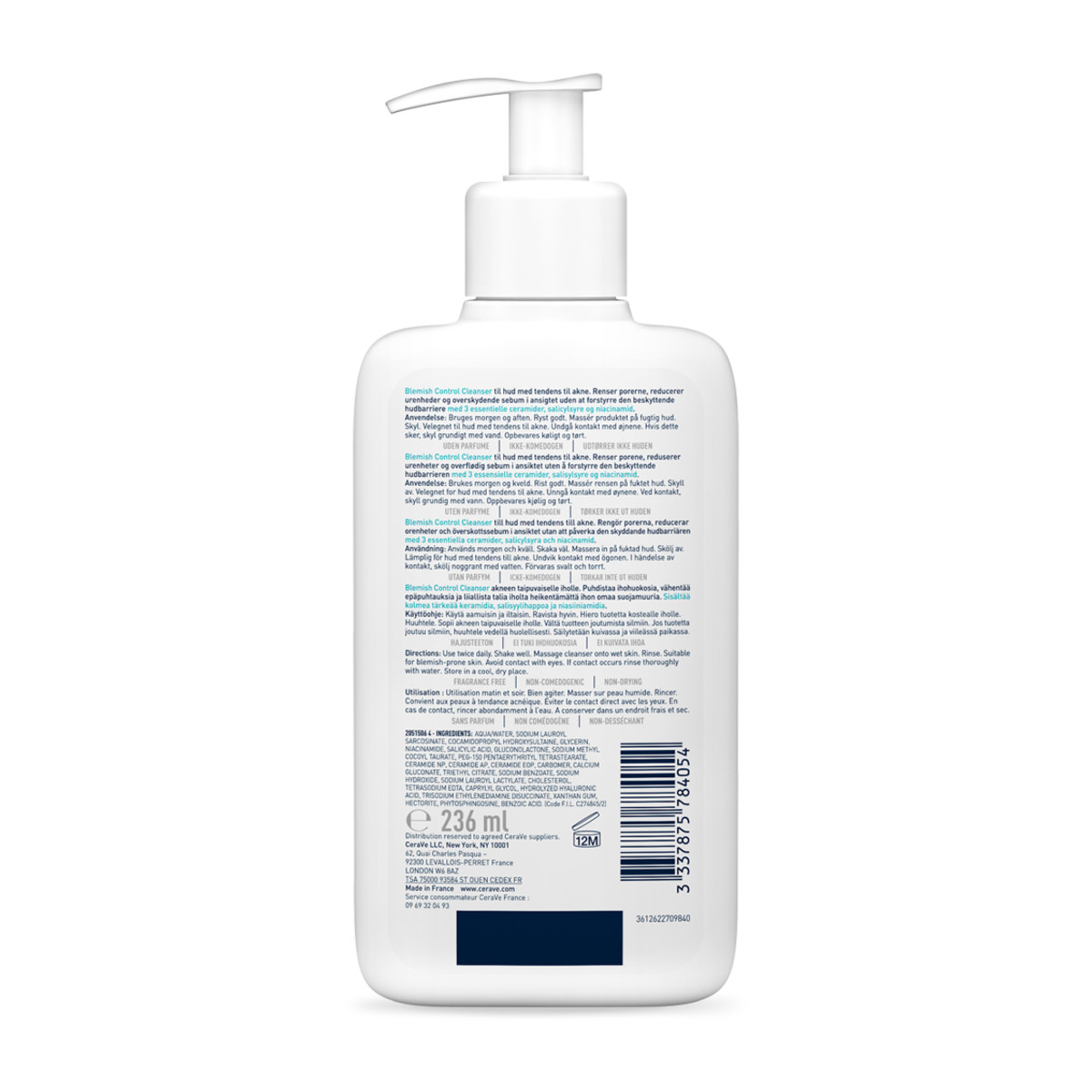 CERAVE BLEMISH CONTROL CLEANSER FOR BLEMISH-PRONE SKIN  - 2