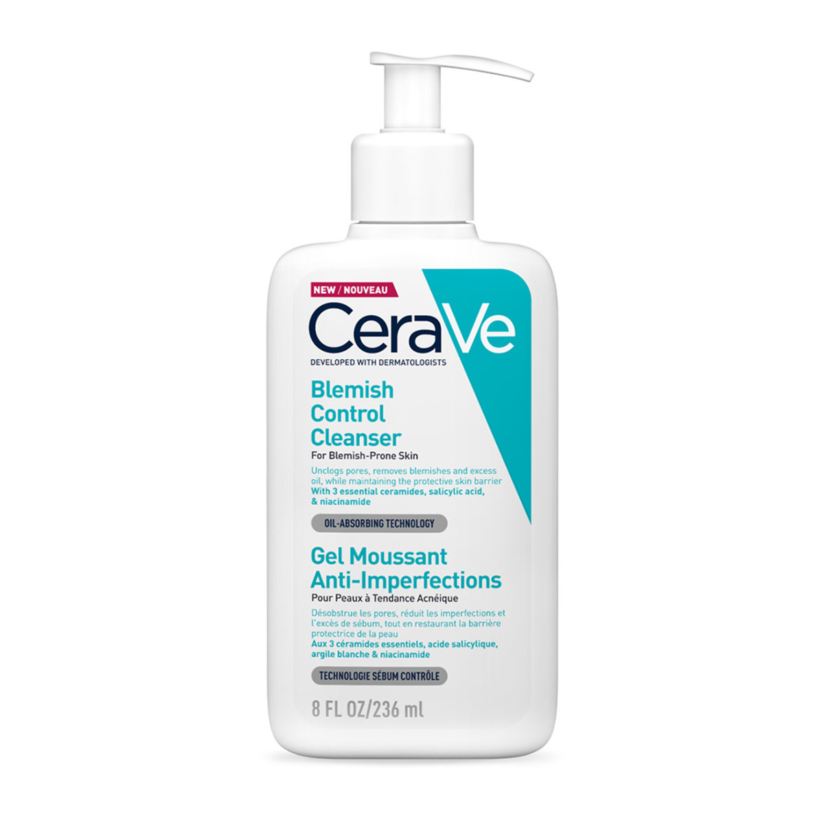 CERAVE BLEMISH CONTROL CLEANSER FOR BLEMISH-PRONE SKIN  - 