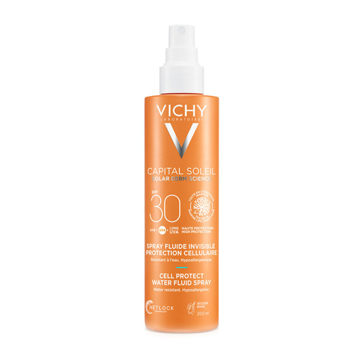 VICHY CAPITAL SOLEIL CELL PROTECT WATER FLUID ΑΝΤΗΛΙΑΚΟ ΣΠΡΕΙ SPF30 - 