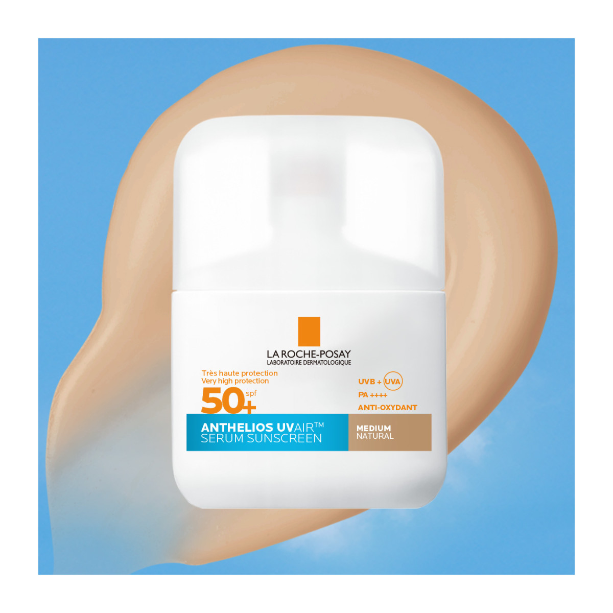 LA ROCHE-POSAY ANTHELIOS UV AIR SPF50+ MEDIUM ΑΠΟΧΡΩΣΗ - 2