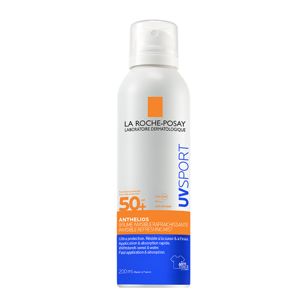 LA ROCHE-POSAY ANTHELIOS UV SPORT MIST SPF50+ ΑΟΡΑΤΟ ΔΡΟΣΙΣΤΙΚΟ SPRAY ΠΟΛΥ ΥΨΗΛΗΣ ΑΝΤΗΛΙΚΗΣ ΠΡΟΣΤΑΣΙΑΣ  - 