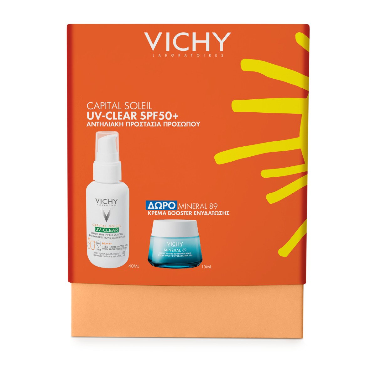 VICHY PROMO CAPITAL SOLEIR UV-CLEAR SPF50+ 40ML - 