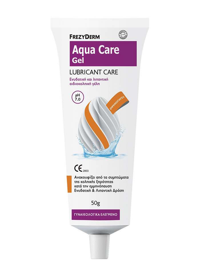 FREZYDERM AQUA CARE GEL - ΕΝΥΔΑΤΙΚΗ ΚΑΙ ΛΙΠΑΝΤΙΚΗ ΑΙΔΙΟΚΟΛΠΙΚΗ ΓΕΛΗ  - 