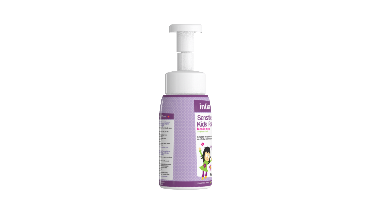 FREZYDERM SENSITIVE KIDS INTIM GIRL FOAM ΑΦΡΟΣ ΚΑΘΑΡΙΣΜΟΥ ΕΥΑΙΣΘΗΤΗΣ ΠΕΡΙΟΧΗΣ  - 2
