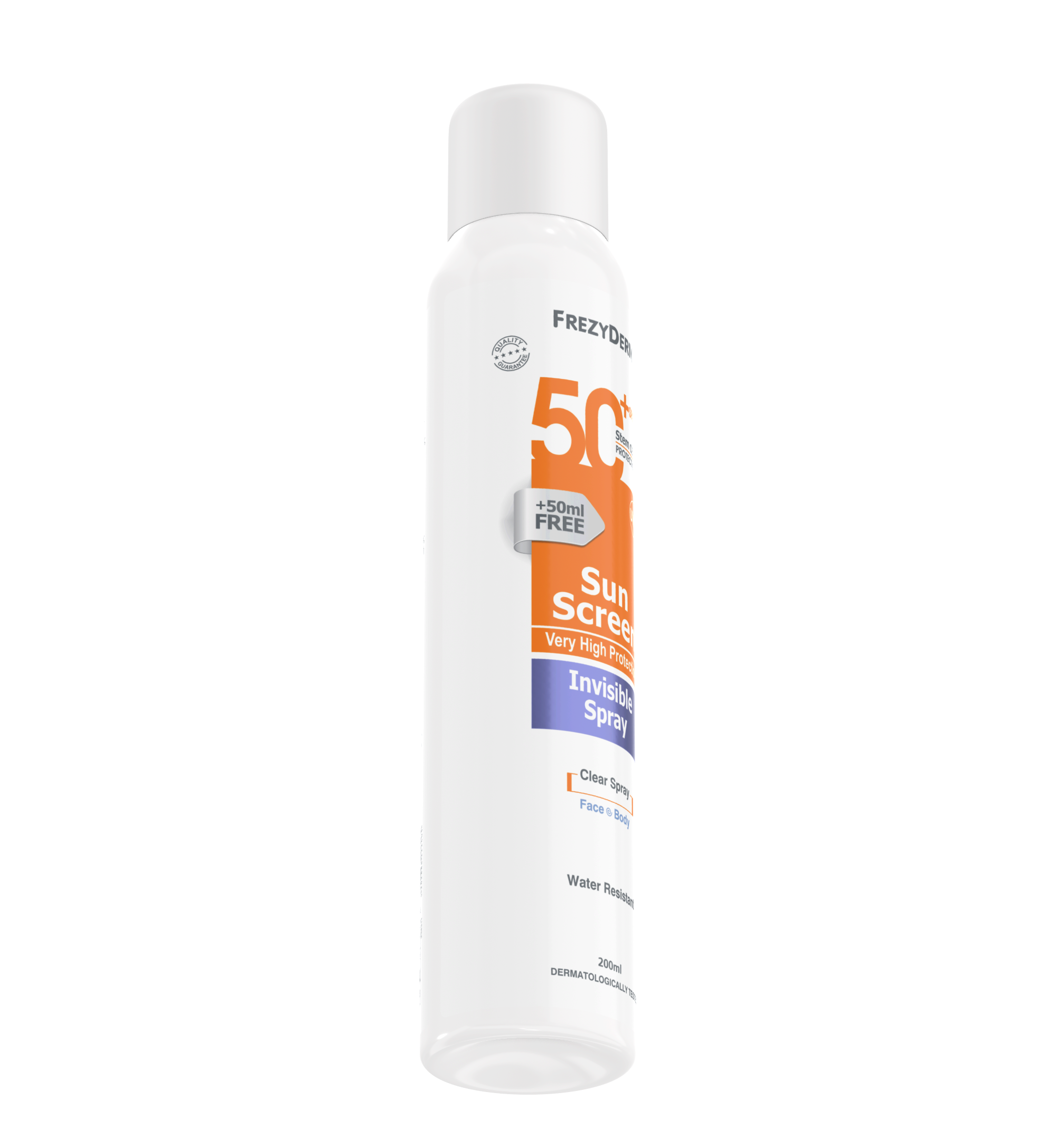 FREZYDERM SUN SCREEN INVISIBLE SPRAY SPF 50+ ΔΙΑΦΑΝΟ ΑΝΤΗΛΙΑΚΟ ΣΩΜΑΤΟΣ  - 3