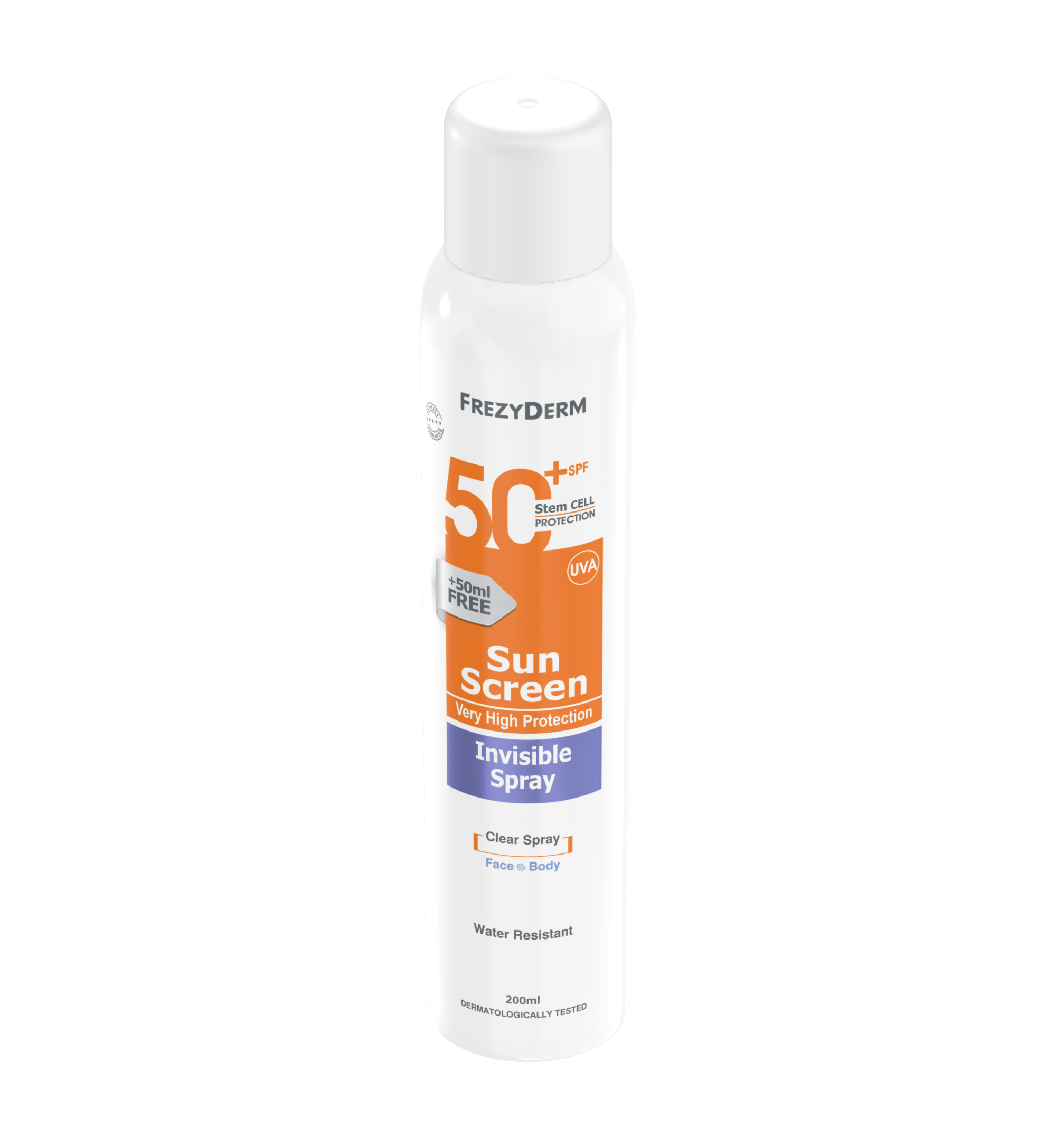 FREZYDERM SUN SCREEN INVISIBLE SPRAY SPF 50+ ΔΙΑΦΑΝΟ ΑΝΤΗΛΙΑΚΟ ΣΩΜΑΤΟΣ  - 5