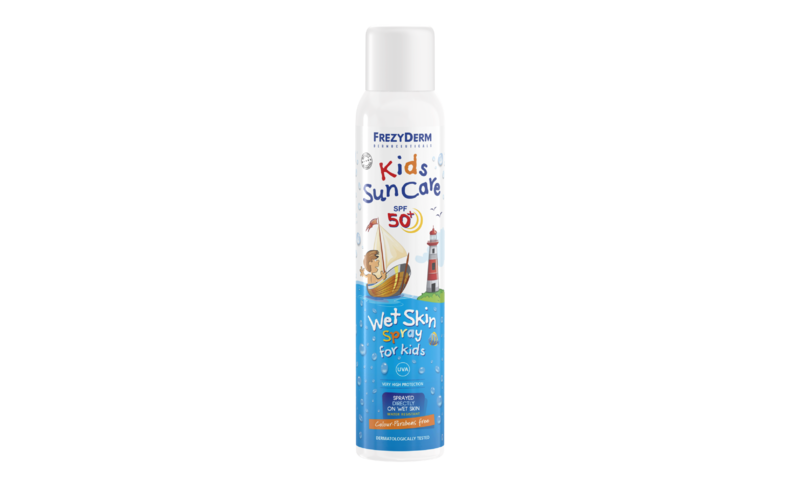 FREZYDERM KIDS SUN CARE SPF 50+ WET SKIN SPRAY ΠΑΙΔΙΚΟ ΑΝΤΗΛΙΑΚΟ ΣΠΡΕΙ - 