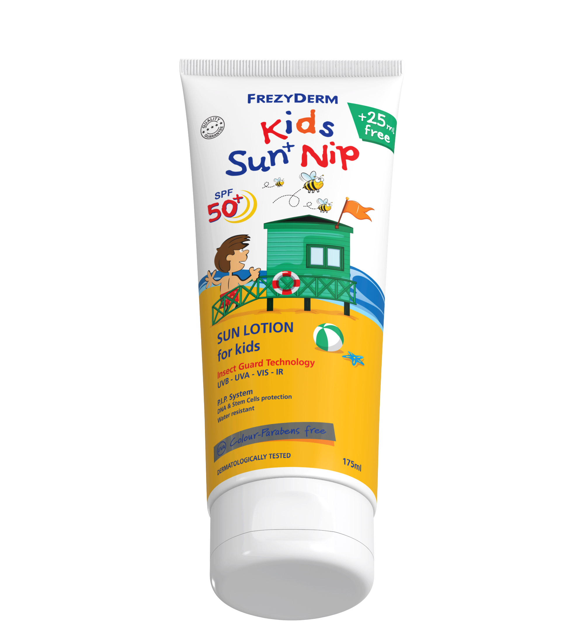 FREZYDERM KIDS SUN + NIP SPF 50+ ΠΑΙΔΙΚΟ ΑΝΤΗΛΙΑΚΟ ΜΕ ΕΝΤΟΜΟΑΠΩΘΗΤΙΚΕΣ ΙΔΙΟΤΗΤΕΣ  - 5