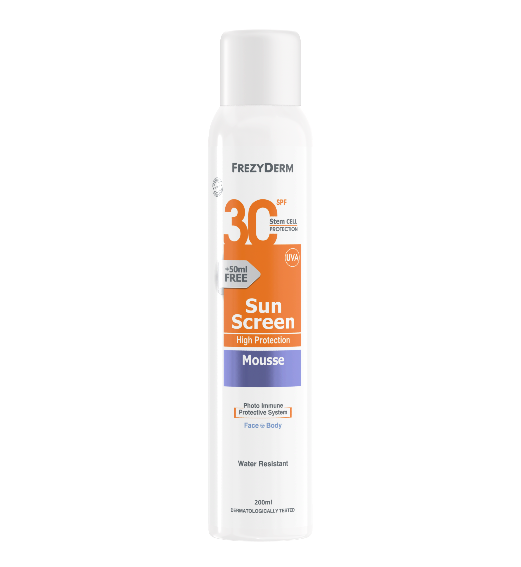 FREZYDERM SUN SCREEN MOUSSE SPF 30 ΑΝΤΗΛΙΑΚΟ ΜΟΥΣ  - 