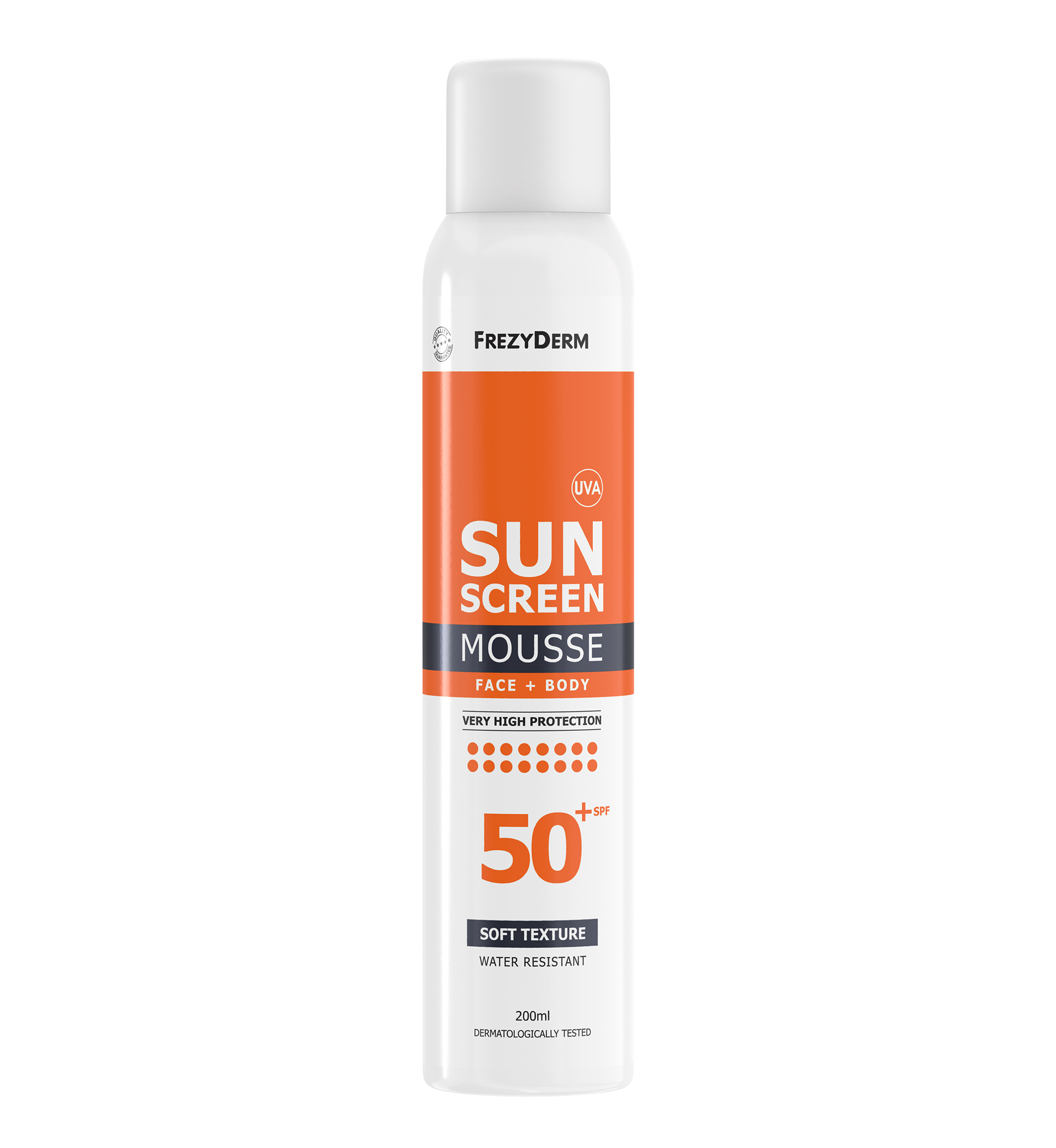 FREZYDERM SUN SCREEN MOUSSE SPF 50+ ΑΝΤΗΛΙΑΚΟΣ ΑΦΡΟΣ ΠΟΛΥ ΥΨΗΛΗΣ ΗΛΙΟΠΡΟΣΤΑΣΙΑΣ  - 