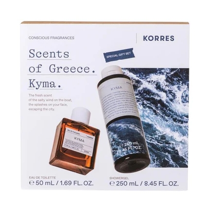 KORRES SET KYMA EAU DE TOILETTE 50ml & ΑΦΡΟΛΟΥΤΡΟ 250ml - 