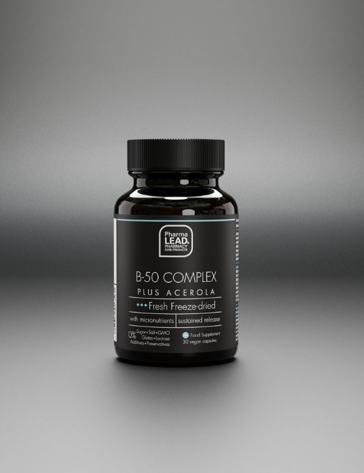 PHARMALEAD B-50 COMPLEX PLUS ACEROLA 30caps - 