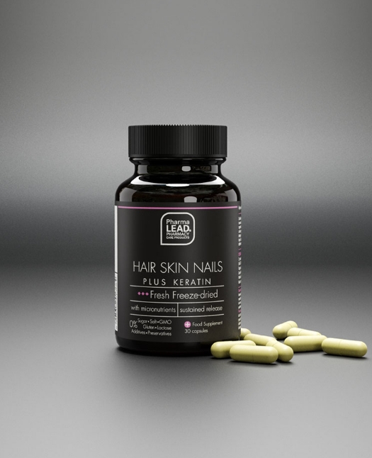 PHARMALEAD HAIR SKIN NAILS PLUS KERATIN 30caps - 2