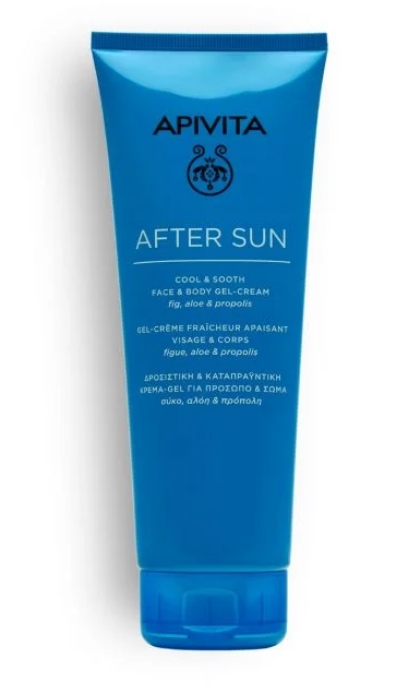 APIVITA AFTER SUN  ΔΡΟΣΙΣΤΙΚΗ & ΚΑΤΑΠΡΑΥΝΤΙΚΗ ΚΡΕΜΑ-GEL ΓΙΑ ΠΡΟΣΩΠΟ & ΣΩΜΑ 200ML - 