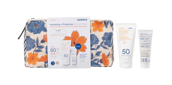 KORRES ΓΙΑΟΥΡΤΙ ΑΝΤΗΛΙΑΚΗ ΚΡΕΜΑ ΠΡΟΣΩΠΟΥ SPF 50 + ΕΛΛΗΝΙΚΟ ΓΙΑΟΥΡΤΙ ΕΝΥΔΑΤΩΣΗ ΜΕ ΠΡΟΒΙΟΤΙΚΑ ΚΡΕΜA -GEL  - 2