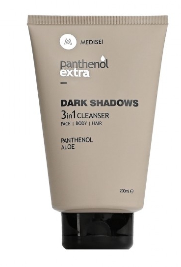 PANTHENOL EXTRA DARK SHADOWS 3in1 CLEANSER FACE-BODY-HAIR 200ml - 