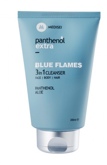 PANTHENOL EXTRA BLUE FLAMES 3in1 CLEANSER FACE-BODY-HAIR 200ml - 
