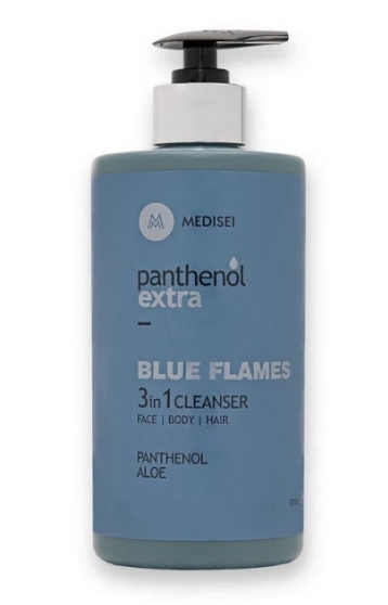 PANTHENOL EXTRA BLUE FLAMES 3in1 CLEANSER FACE-BODY-HAIR 500ml - 