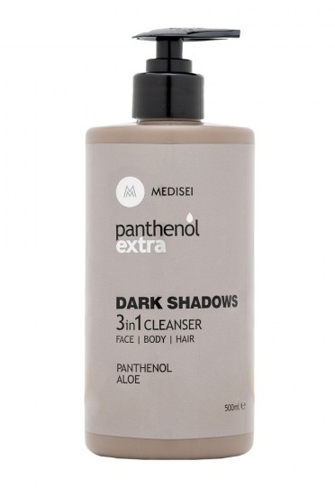 PANTHENOL EXTRA DARK SHADOWS 3in1 CLEANSER FACE-BODY-HAIR 500ml - 