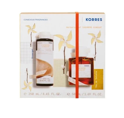 KORRES SET CASHMERE KUMQUAT EAU DE TOILETTE 50ml & ΑΦΡΟΛΟΥΤΡΟ 250ml - 