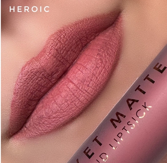 MUA VELVET MATTE LIQUID LIPSTICK HEROIC - 3