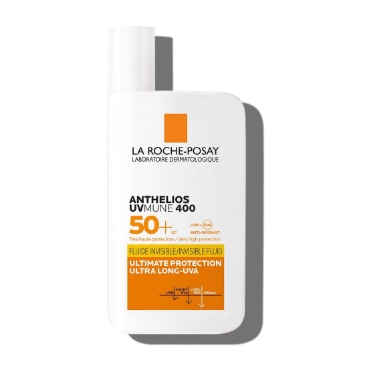 LA ROCHE-POSAY ANTHELIOS UVMUNE 400 INVISIBLE FLUID SPF50+ ΑΝΤΗΛΙΑΚΟ ΠΡΟΣΩΠΟΥ 50ml - 