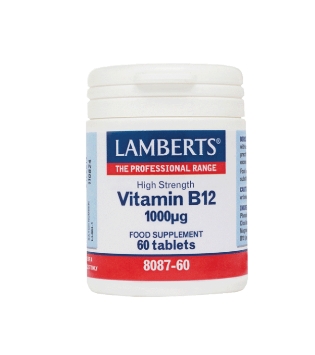 LAMBERTS VITAMIN Β12 1000μg 60tab - 