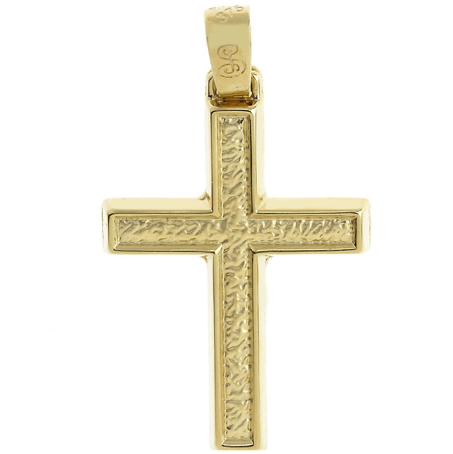 ΣΤΑΥΡΟΣ Ανδρικός SENZIO Collection από Κ9 Κίτρινο Χρυσό 3MAN.270CR - 