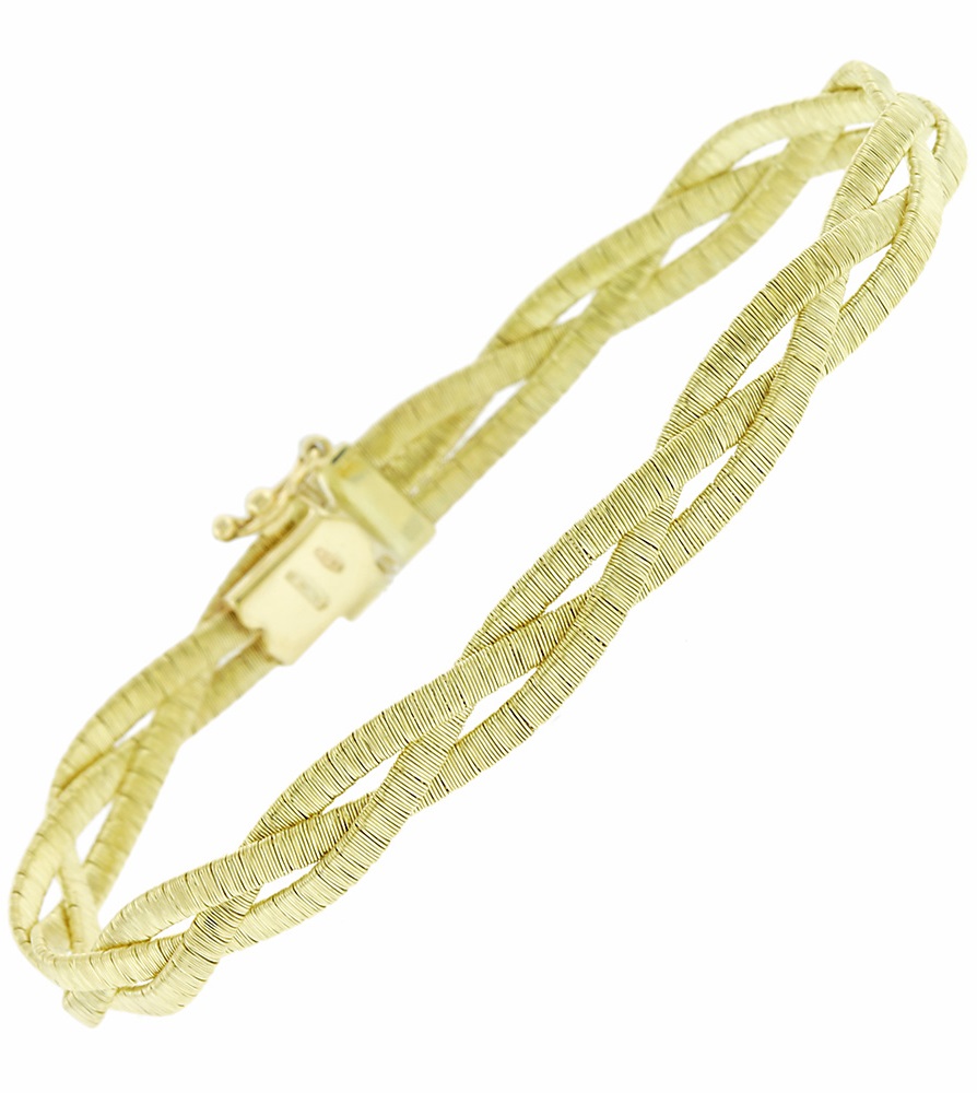 BRACELET SENZIO Collection 14K Yellow Gold 5DAN.229B