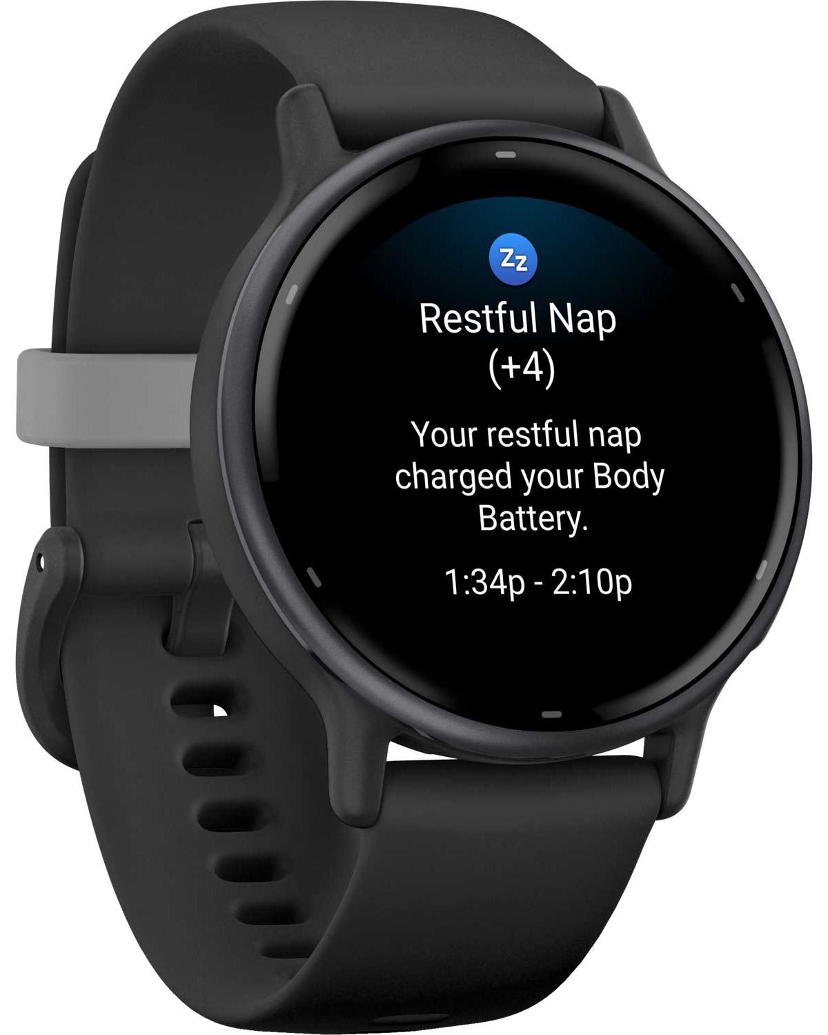 GARMIN Vivoactive 5 Slate Aluminum Bezel 42.2mm Black Case and Silicone Band 010-02862-10 - 3
