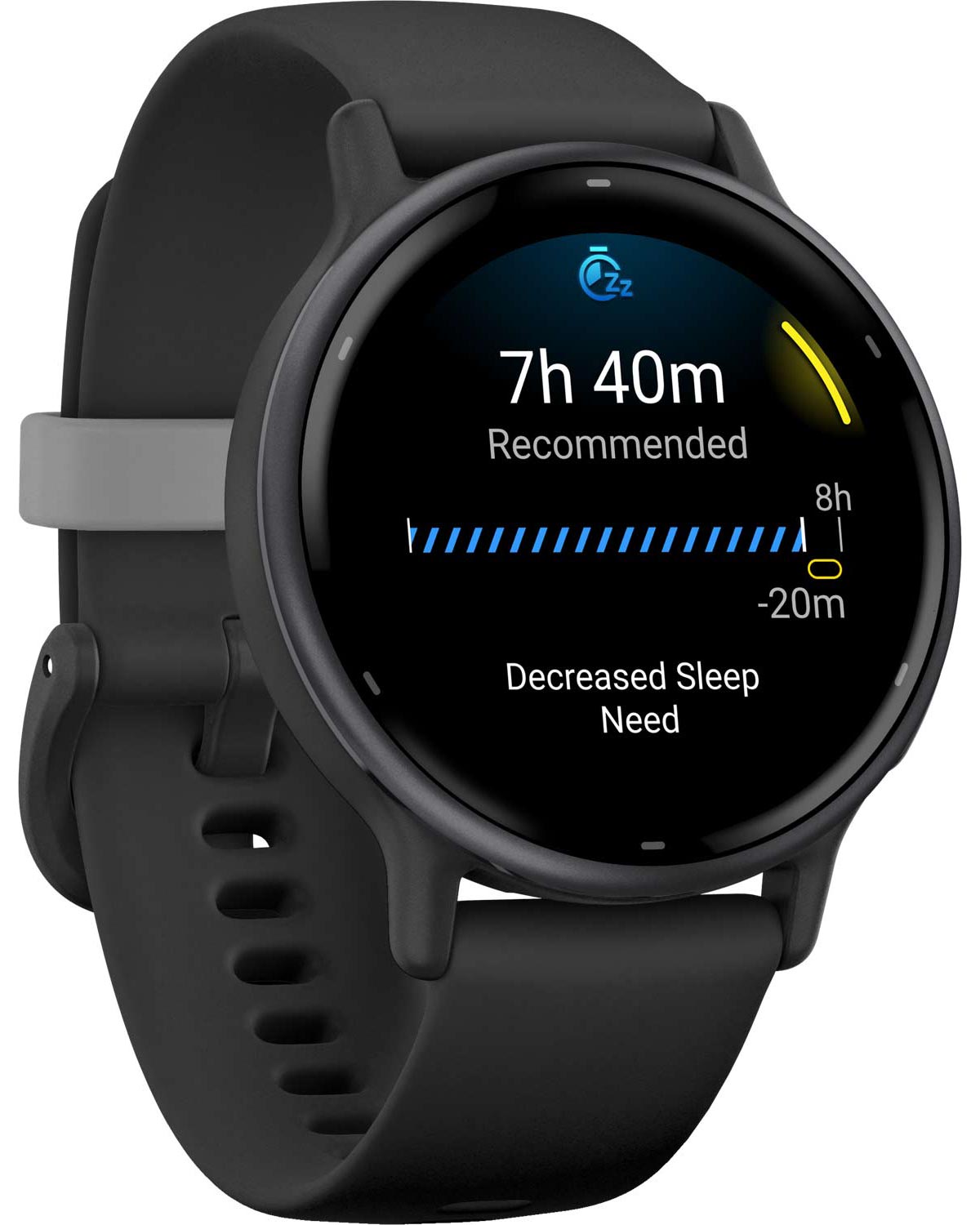 GARMIN Vivoactive 5 Slate Aluminum Bezel 42.2mm Black Case and Silicone Band 010-02862-10 - 5