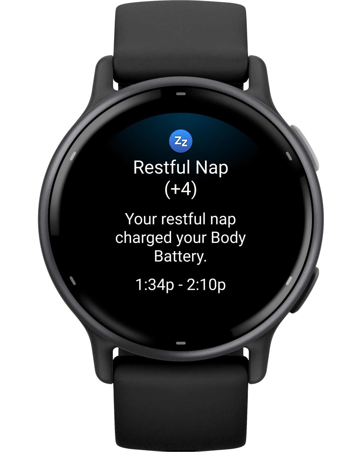 GARMIN Vivoactive 5 Slate Aluminum Bezel 42.2mm Black Case and Silicone Band 010-02862-10 - 