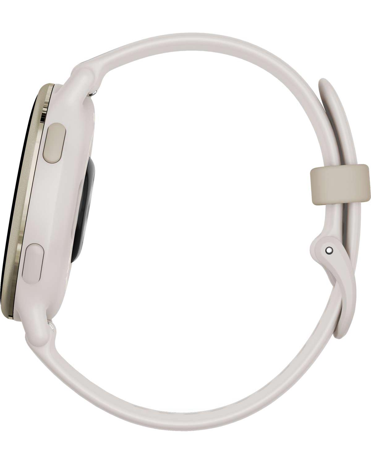 GARMIN Vivoactive 5 Cream Gold Aluminum Bezel 42.2mm Ivory Case and Silicone Band 010-02862-11 - 5