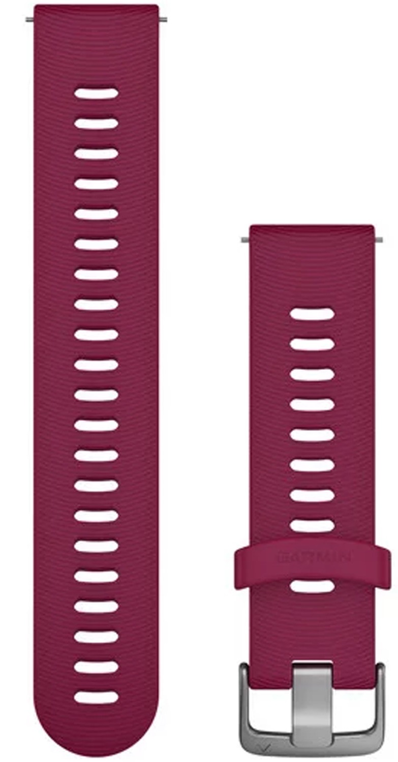 GARMIN Quick Release Bands (20 mm) Cerise Silicone with Stainless Hardware 010-11251-1C - 