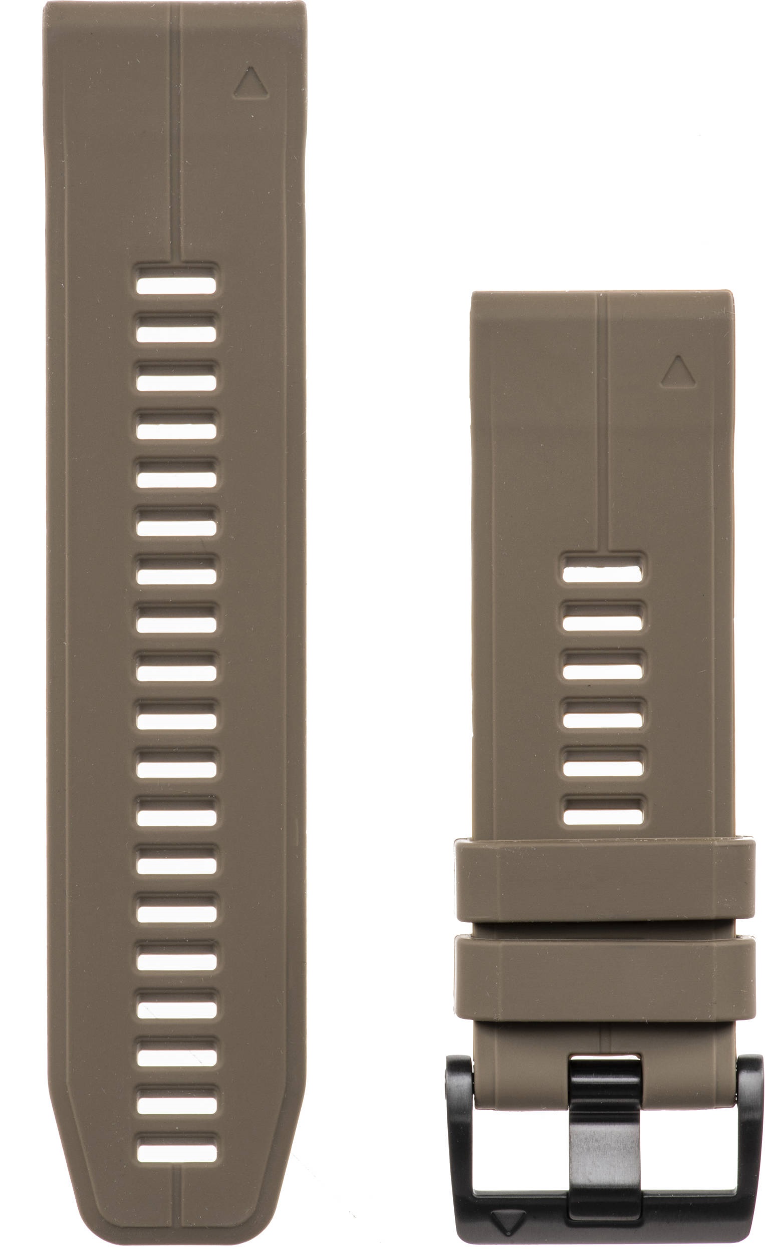 GARMIN Bands (26 mm) Coyote Tan Silicone with Slate Hardware 010-12741-04 - 1
