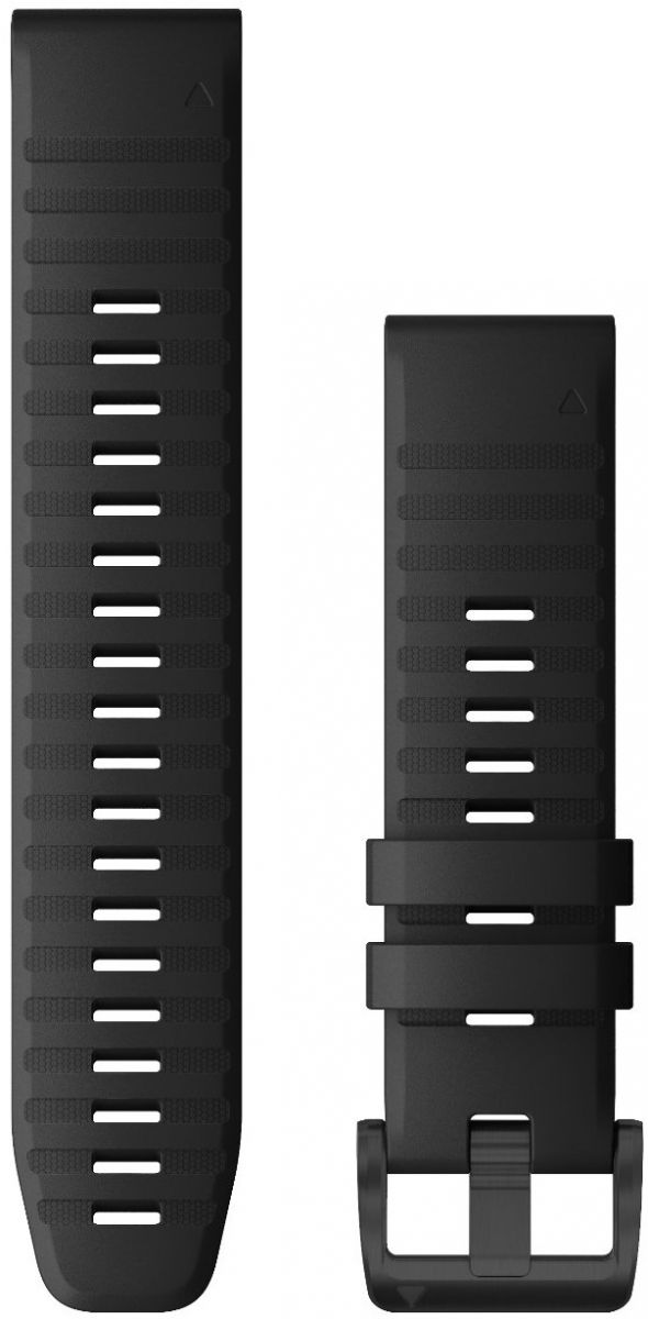 GARMIN QuickFit Bands (22 mm) Slate Gray Silicone with Slate Hardware 010-12863-00 - 