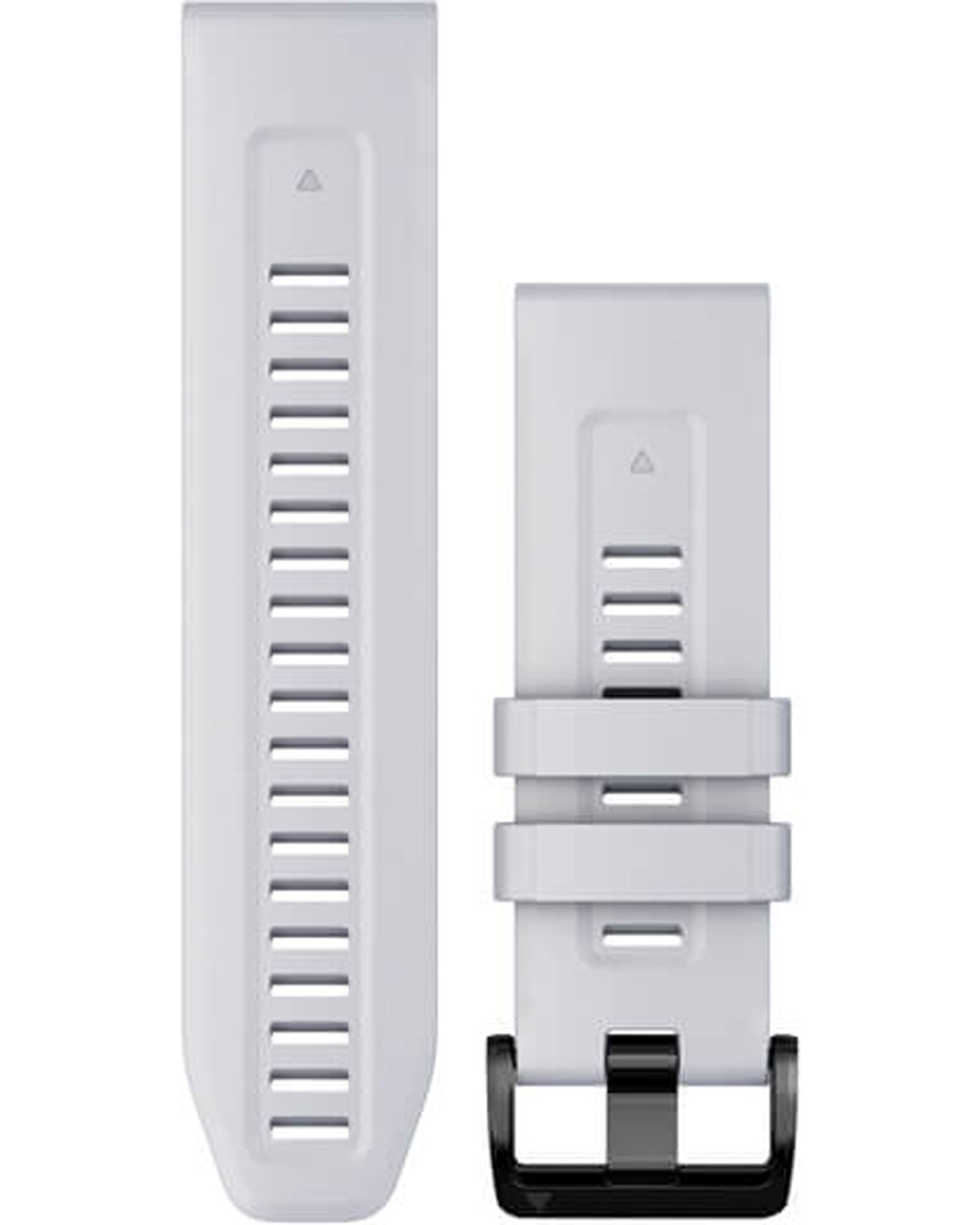 GARMIN QuickFit Bands (26mm) Whitestone Silicone with Slate Hardware 010-13117-02 - 1