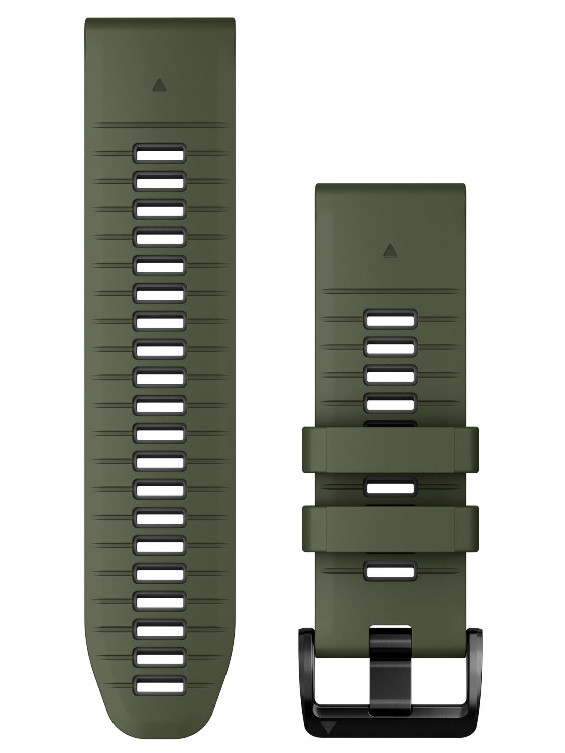 GARMIN QuickFit Bands (26 mm) Moss/Graphite Silicone with Slate Hardware 010-13281-07 - 