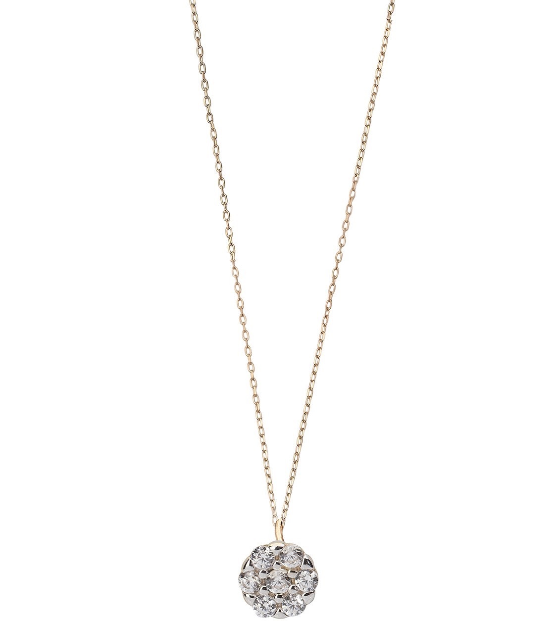 ΚΟΛΙΕ SENZIO Κίτρινο Χρυσό 9Κ με Πέτρες Ζιργκόν 023579Y