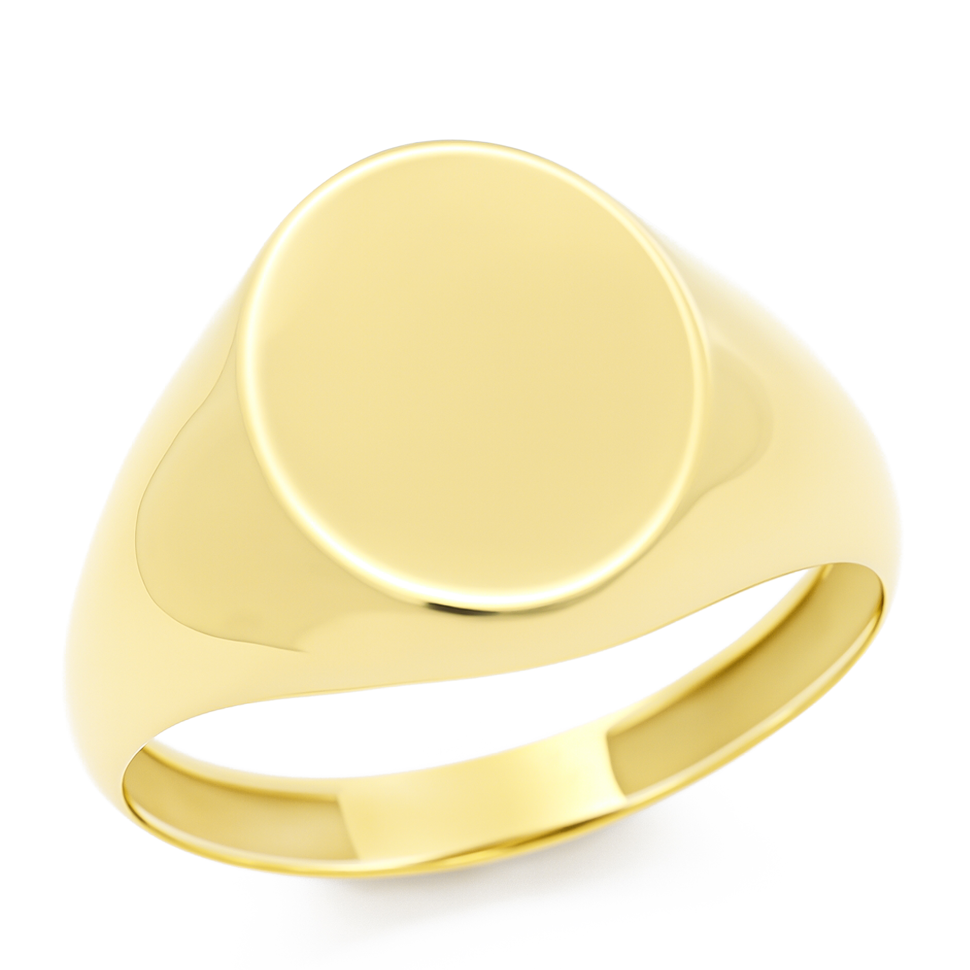 ΔΑΧΤΥΛΙΔΙ Ανδρικό SENZIO Collection σε Κ9 Κίτρινο Χρυσό R-PRA006OVL.I - 